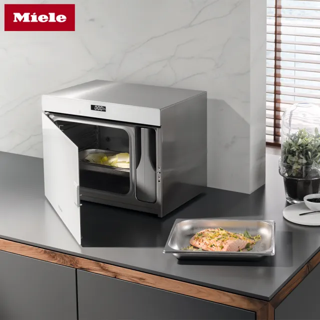 【Miele】德國Miele DG6001純蒸汽蒸爐 白色限量款(220V60Hz100%純蒸汽/40-100℃精準溫控)