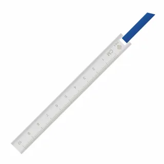 【IWI】Ruler & Bookmark 迷你皮繩書籤尺-國旗藍-RA010-52SS