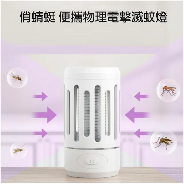 俏蜻蜓便攜物理電擊滅蚊燈(捕蚊燈 照明燈 露營燈)