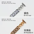 【蘋果庫Apple Cool】Apple Watch S7/6/SE/5/4 42/44/45mm 粗圈鎖鏈式不鏽鋼錶帶