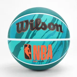 【WILSON】Wilson Nba Drv Plus 籃球 7號 耐磨 橡膠 室外 抓地力強 火紋藍(WTB9201)