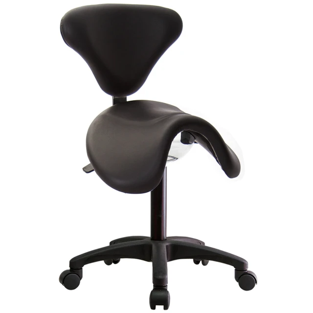 【GXG 吉加吉】大馬鞍 工作椅加椅背/ 可前傾 塑膠腳(TW-81T6 E)