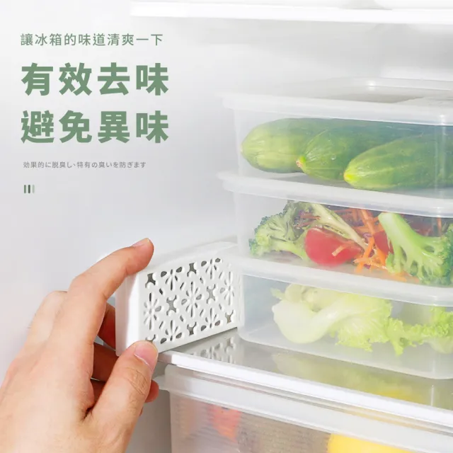 【冰箱除臭】冰箱冷藏除臭劑3入-冷凍款(活性碳 廚房 除菌 除臭劑 消味劑 去異味)
