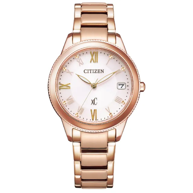 【CITIZEN 星辰】xC清晨三點半耀眼微光藍寶石鋼帶錶32mm(EO1234-51A)