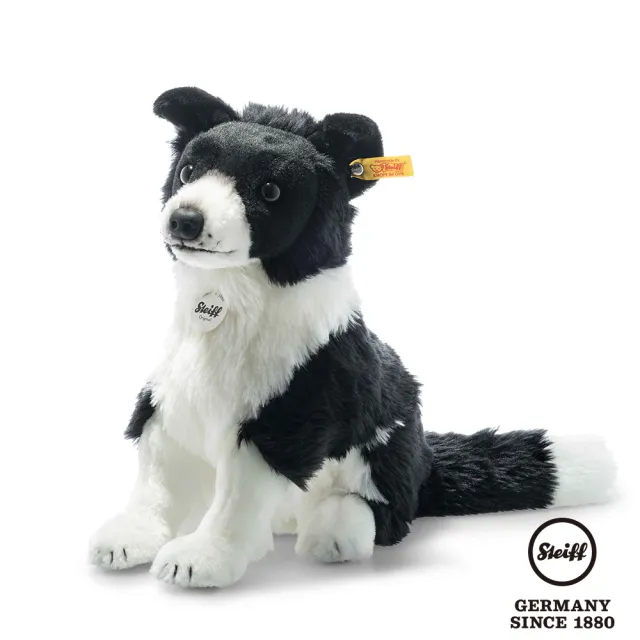 【STEIFF】Jaycee Border Collie 邊境牧羊犬(動物王國_黃標)