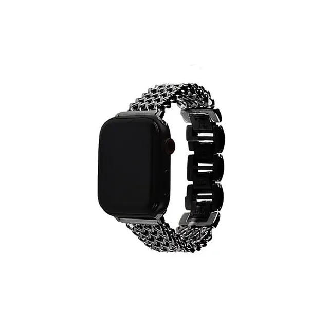 【YOMIX 優迷】Apple watch Ultra/8/7/SE2/6/SE/5/4不鏽鋼釦鏈錶帶(格菱款/單環款)