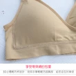 【Daima 黛瑪】運動內衣 加大款哺乳兩用內衣M-XL/背心式無縫交叉美胸衣/孕媽咪/居家/休閒(黑色)