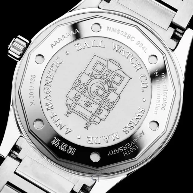 【BALL 波爾】B4_騰雲號130週年台灣限定機械錶   母親節(NM9028C-S34C-BE/藍)