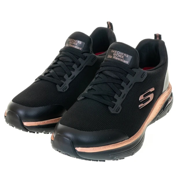 【SKECHERS】女工作鞋系列 ARCH FIT SR(108023BKRG)