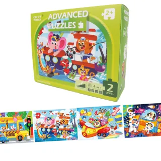 【Jigsaw】兒童早教益智主題式拼圖玩具-冒險之旅(兒童禮物/聖誕禮物/玩具)