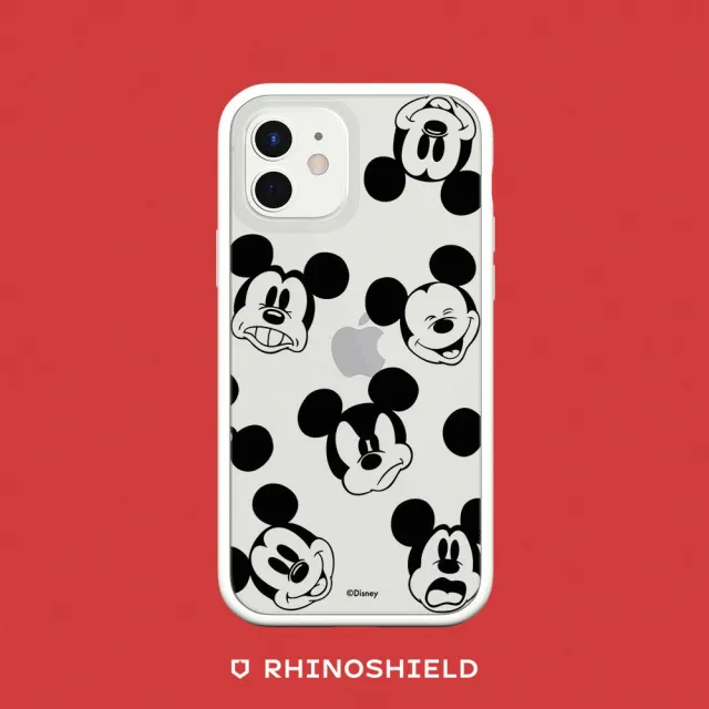 【RHINOSHIELD 犀牛盾】iPhone 13 mini/13 Pro/Max Mod NX邊框背蓋手機殼/米奇系列-米奇的有趣表情(迪士尼)