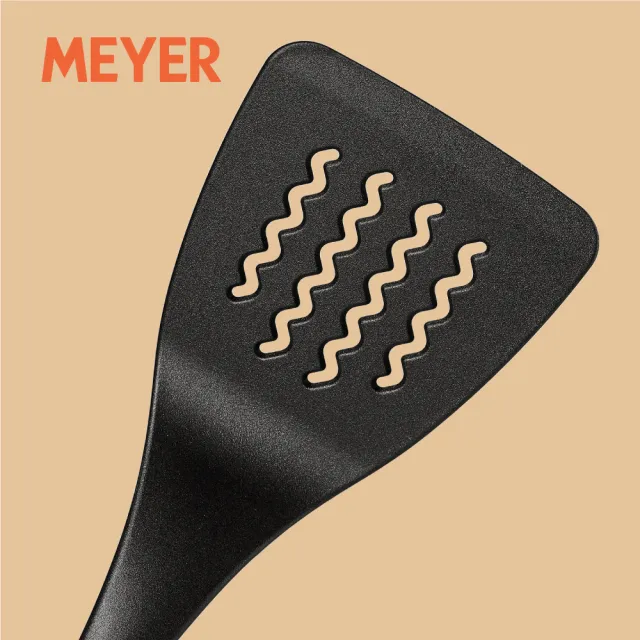 【MEYER 美亞】不沾鍋專用耐熱瀝油鍋鏟33cm(Accent系列)