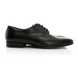 【GEORGE 喬治皮鞋】Berwick 西班牙進口-極簡復古綁帶紳士皮鞋 -黑 035008KM-10