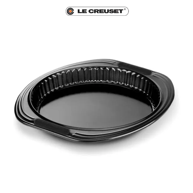 【Le Creuset】圓形波浪烤盤26x26x3cm(烘焙系列)
