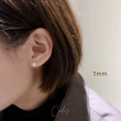 【CADIS 肯蒂斯】銀沙球耳環｜純銀(小貼耳系列 SIA90B5)