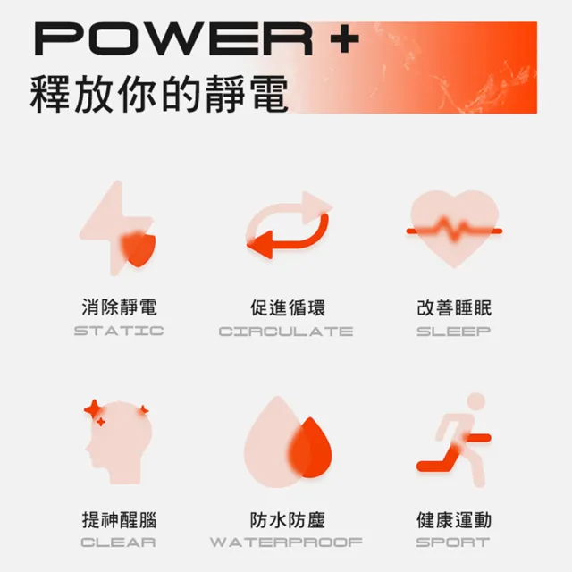 【TAI LI 太力】防靜電運動手環(無線 開門 握手 防靜電)