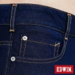 【EDWIN】男裝 大尺碼-迦績EJ9透氣復古牛仔短褲(原藍磨)