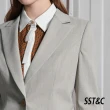 【SST&C 最後65折】羊毛混紡淺灰色劍領西裝外套7162112009