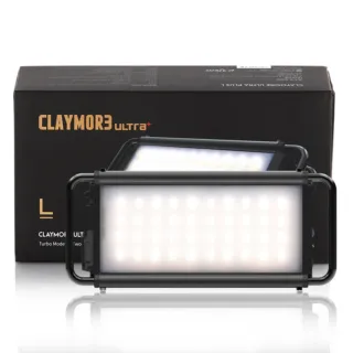 【CLAYMORE】Big Lantern Ultra 3.0 L LED露營燈 Black黑(CLC-1900BK)