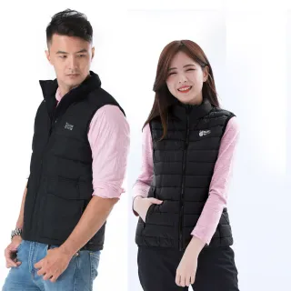 【遊遍天下】男款女款立領防風防潑水羽絨背心(S-5L 大尺碼)