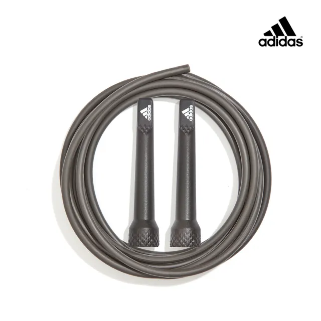 【adidas 愛迪達】輕量可調式跳繩