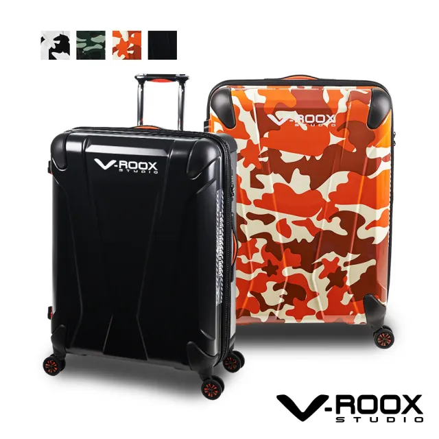 【V-ROOX STUDIO】母親節 28吋 29吋 30吋 中長程旅行耐裝推薦 硬殼拉鏈行李箱(大容量 防爆拉鏈 可擴充)