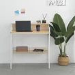 【IDEA】Oona主義木紋雙層電腦桌/辦公桌(80CM/120CM)