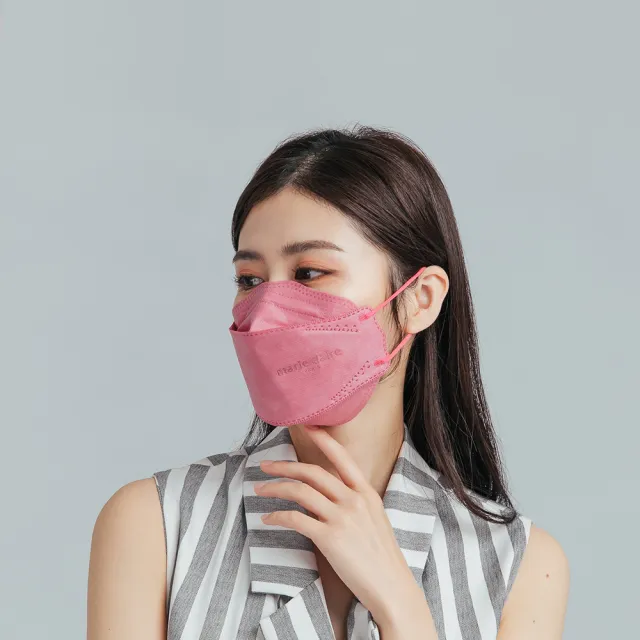 【ONEDER 旺達】美麗佳人素色立體醫療口罩01-10入/盒(#醫療級 #雙鋼印 #台灣製造)