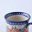 【波蘭陶】Vena  濃縮咖啡杯 水杯 茶杯 咖啡杯 馬克杯 250ml 波蘭手工製(蔚藍橙光系列)