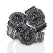 【CASIO 卡西歐】G-SHOCK 灰透色系列雙顯200米計時錶(GA-900SKE-8A)