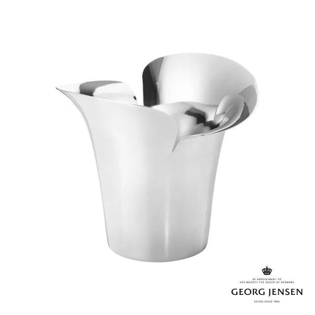 【Georg Jensen 官方旗艦店】BLOOM BOTANICA不鏽鋼花器(盆栽 花瓶 140mm)