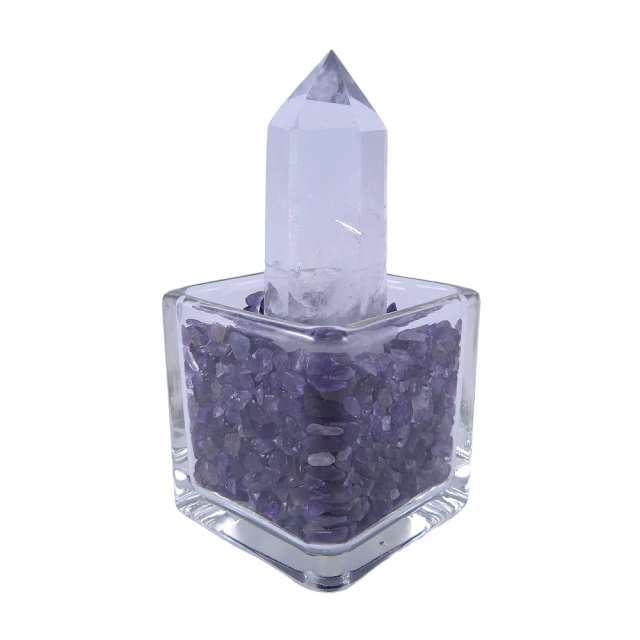 紫水晶柱