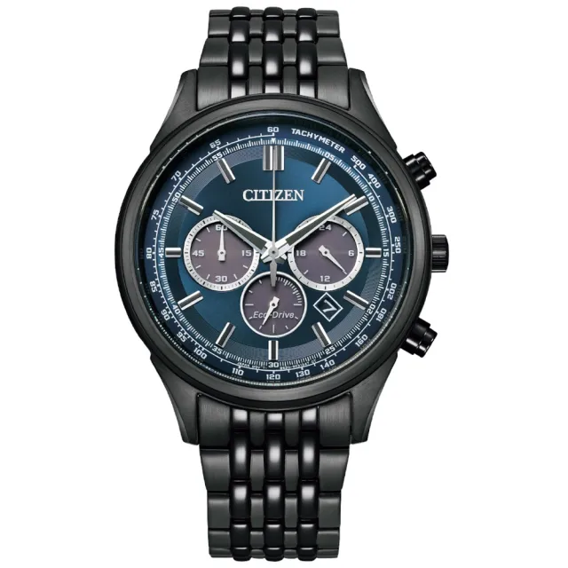 【CITIZEN 星辰】Chronograph光動能計時男錶  禮物  手錶(CA4418-82L)