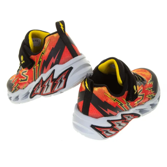 【SKECHERS】男童鞋系列 燈鞋 LIGHT STORM 2.0(400150LBKRD)