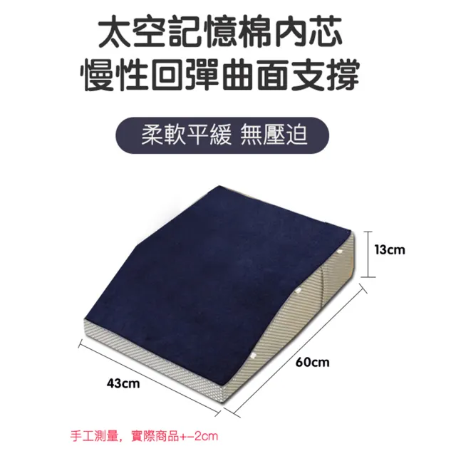 【18NINO81】韓國舒壓抬腿靠背多用途組合靠枕(圓枕+抬腿枕組合款 #記憶枕 #三角靠枕 #三角靠墊 #抬腿枕)