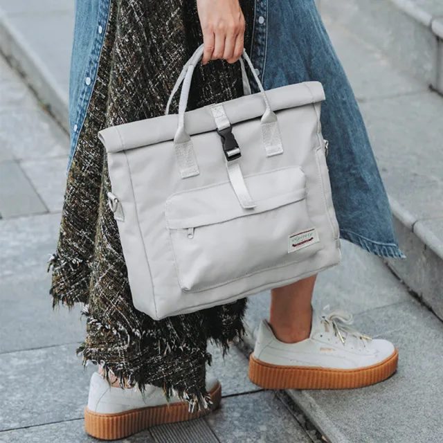 【BONum 博紐】雙11 文青多背法雲卷氣墊防震筆電包(電腦包 mac ipad 協槓 業務 大學生  