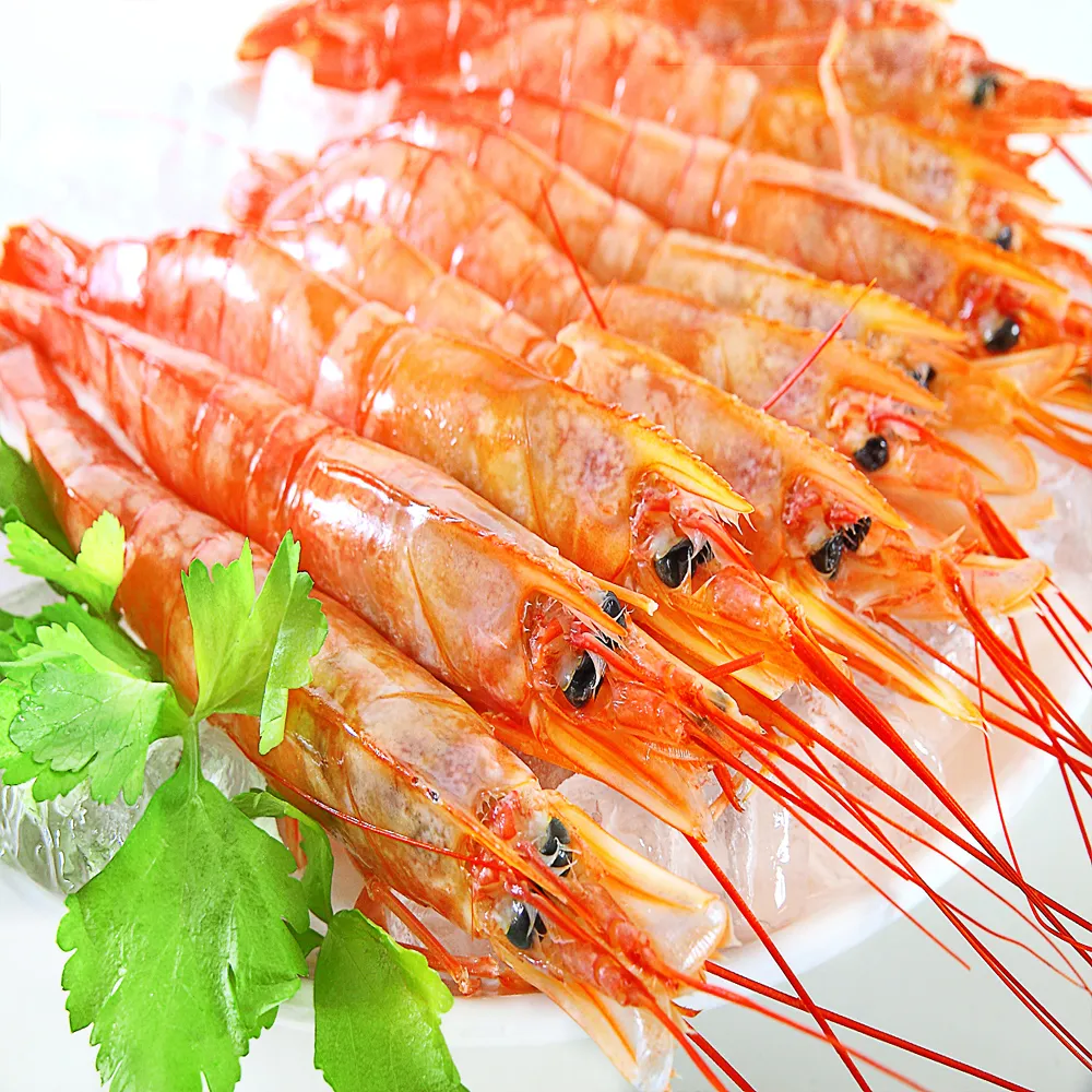 【華得水產】生食級天使紅蝦仁2包組(450g/包/ 特大尾)
