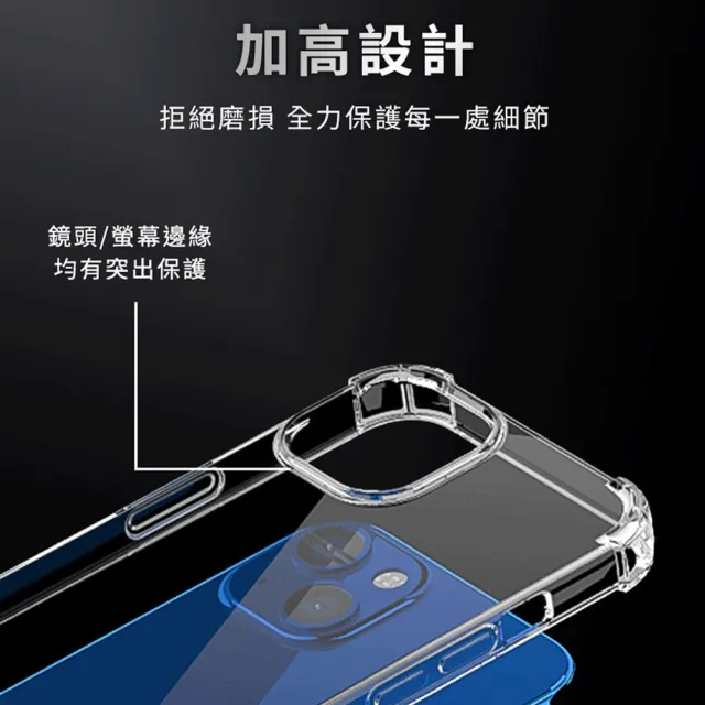【Timo】OPPO A74 透明防摔手機殼+螢幕保護貼二件組