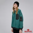 【BRAPPERS】女款 撞色拼接圓領T恤(綠)