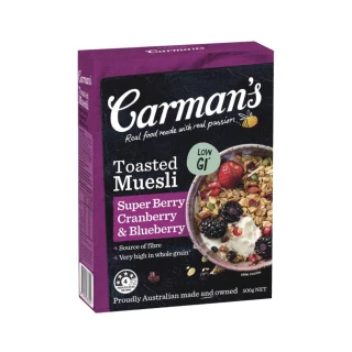 【澳洲Carmans】綜合莓果穀物燕麥片(500g/盒)