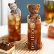 【La Morongo 樂木嚴選】日本好評冰格創意立體小熊模具2入一組(網紅 模具 咖啡 飲料 奶茶 立體 小熊)
