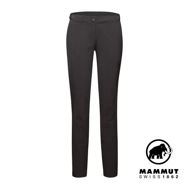 【Mammut 長毛象官方直營】Runbold Pants W 耐磨彈性機能長褲 幻影黑 女款 #1022-01680