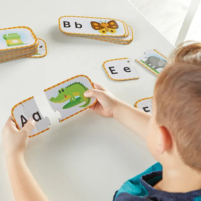 【Learning Resources】美國教學資源-大小寫字母拼圖卡
