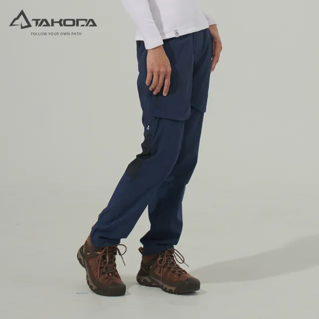 【TAKODA】Zuya Cordura耐磨防風防潑登山長褲 女款 藏青色(登山褲/耐磨褲/防風防潑)