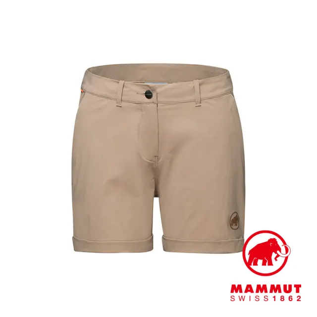 【Mammut 長毛象】Runbold Roll Cuff Shorts W 耐磨彈性機能短褲 野生棕 女款 #1023-00700