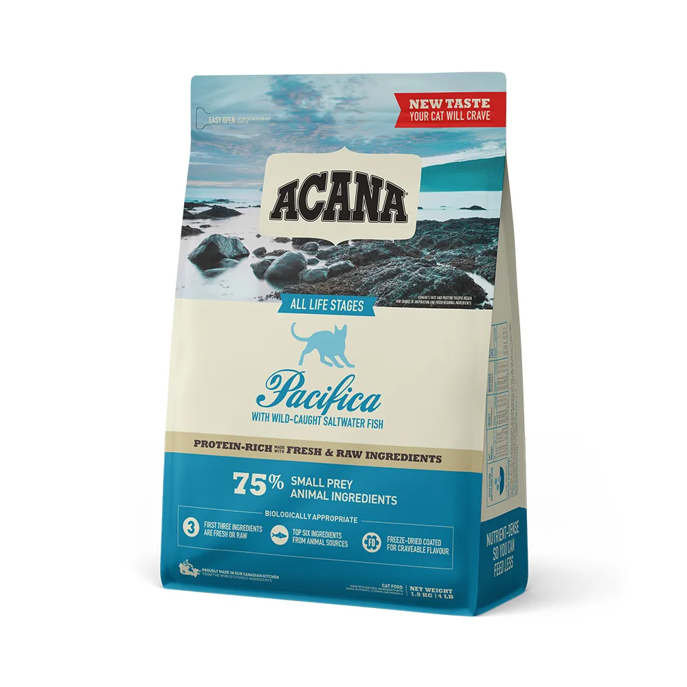 【ACANA】海洋盛宴貓無穀配方340g多種魚+玫瑰果(WDJ推薦　全齡貓　貓飼料)