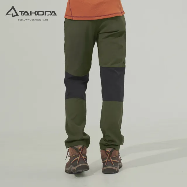 【TAKODA】Zuya Cordura耐磨防風防潑登山長褲 女款 橄欖綠(登山褲/耐磨褲/防風防潑)