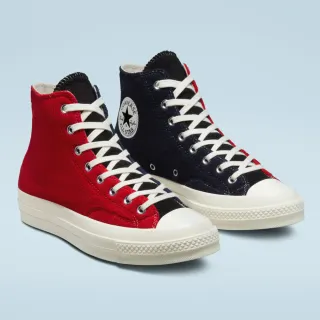 【CONVERSE品牌旗艦店】CHUCK 70 1970 HI 高筒 休閒鞋 男鞋 女鞋 三色拼接 紅灰藍色(172267C)