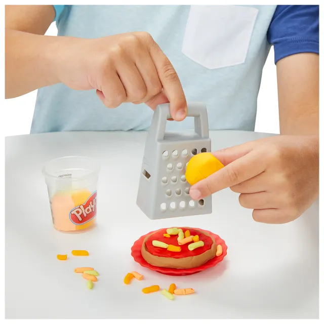 【PLAYDOH 培樂多】廚房系列-窯烤披薩遊戲組 F4373(幼兒兒童黏土玩具/無毒黏土/益智廚房玩具/家家酒/禮物)