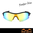 【Mola Sports】摩拉 兒童 運動 太陽眼鏡 墨鏡 8-14歲 男女 UV400 多層彩色鍍膜 安全防護鏡片 Radar-blm
